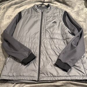 Adidas Men's Light Gray Performance Jacket